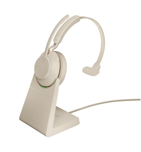 Jabra Evolve2 65 - USB-C, UC Version, Mono, Desk stand, Beige